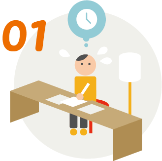 過密スケジュールで時間が足りなくて困る